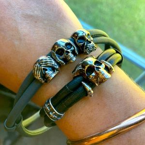 Rebeligion skull bracelet collection